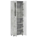 vidaXL Magasfiú polcokkal FLORIN Beton Szürke 60 x 35 x 182 cm Faanyag