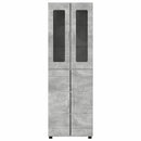 vidaXL Magasfiú polcokkal FLORIN Beton Szürke 60 x 35 x 182 cm Faanyag