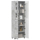 vidaXL Magasfiú polcokkal FLORIN Beton Szürke 60 x 35 x 182 cm Faanyag