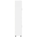 vidaXL Magasfiú polcokkal Magas Fényű Fehér 60 x 35 x 182 cm Faanyag