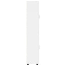 vidaXL Magasfiú FLORIN Magas Fényű Fehér 60 x 35 x 182 cm Faanyag