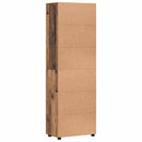 vidaXL Magasfiú polcokkal tárolóval Öreg fa 60 x 35 x 182 cm Faanyag