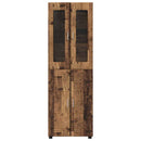 vidaXL Magasfiú polcokkal FLORIN Öreg fa 60 x 35 x 182 cm Faanyag