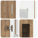 vidaXL Magasfiú polcokkal Artisan tölgy 60 x 35 x 182 cm Faanyag