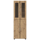 vidaXL Magasfiú ajtóval FLORIN Artisan tölgy 60 x 35 x 182 cm Faanyag