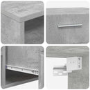 vidaXL TV szekrény garnitúra fiókkal FLORIN 3 pcs Beton Szürke Faanyag