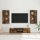 vidaXL TV szekrény garnitúra FLORIN 3 pcs Füstölt tölgy Faanyag