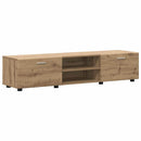 vidaXL TV szekrény garnitúra FLORIN 3 pcs Artisan tölgy Faanyag