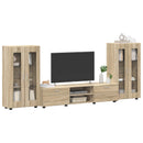 vidaXL TV szekrény garnitúra fiókkal FLORIN 3 pcs Sonoma tölgy Faanyag