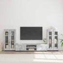 vidaXL TV szekrény garnitúra fiókkal FLORIN 3 pcs Beton Szürke Faanyag
