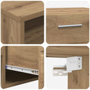 vidaXL TV szekrény garnitúra FLORIN 3 pcs Artisan tölgy Faanyag