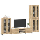 vidaXL TV szekrény garnitúra fiókkal FLORIN 3 pcs Sonoma tölgy Faanyag