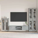 vidaXL TV szekrény garnitúra fiókkal FLORIN 3 pcs Beton Szürke Faanyag