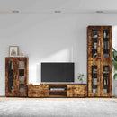 vidaXL TV szekrény garnitúra FLORIN 3 pcs Füstölt tölgy Faanyag