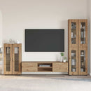 vidaXL TV szekrény garnitúra FLORIN 3 pcs Artisan tölgy Faanyag