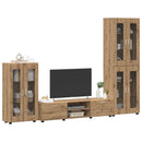 vidaXL TV szekrény garnitúra FLORIN 3 pcs Artisan tölgy Faanyag