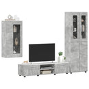 vidaXL TV szekrény garnitúra fiókkal FLORIN 3 pcs Beton Szürke Faanyag