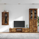 vidaXL TV szekrény garnitúra FLORIN 3 pcs Füstölt tölgy Faanyag
