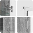 vidaXL TV szekrény garnitúra fiókkal polcokkal Szürke Sonoma Faanyag