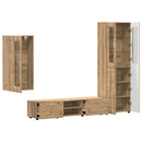 vidaXL TV szekrény garnitúra FLORIN 3 pcs Artisan tölgy Faanyag
