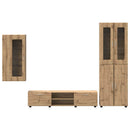 vidaXL TV szekrény garnitúra FLORIN 3 pcs Artisan tölgy Faanyag