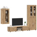 vidaXL TV szekrény garnitúra FLORIN 3 pcs Artisan tölgy Faanyag