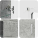 vidaXL TV szekrény garnitúra fiókkal FLORIN 3 pcs Beton Szürke Faanyag
