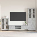 vidaXL TV szekrény garnitúra fiókkal FLORIN 3 pcs Beton Szürke Faanyag