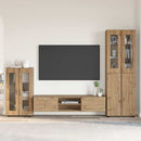 vidaXL TV szekrény garnitúra FLORIN 3 pcs Artisan tölgy Faanyag