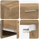 vidaXL TV szekrény garnitúra fiókkal polcokkal Artisan tölgy Faanyag