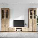 vidaXL TV szekrény garnitúra fiókkal FLORIN 3 pcs Sonoma tölgy Faanyag