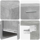 vidaXL TV szekrény garnitúra fiókkal FLORIN 3 pcs Beton Szürke Faanyag
