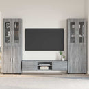 vidaXL TV szekrény garnitúra FLORIN 3 pcs Szürke Sonoma Faanyag