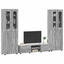 vidaXL TV szekrény garnitúra FLORIN 3 pcs Szürke Sonoma Faanyag