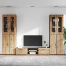 vidaXL TV szekrény garnitúra FLORIN 3 pcs Artisan tölgy Faanyag