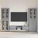 vidaXL TV szekrény garnitúra FLORIN 3 pcs Szürke Sonoma Faanyag