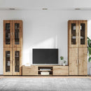 vidaXL TV szekrény garnitúra FLORIN 3 pcs Artisan tölgy Faanyag