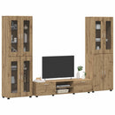 vidaXL TV szekrény garnitúra FLORIN 3 pcs Artisan tölgy Faanyag