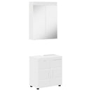 vidaXL Fürdőszoba bútor szett TULUM 2 pcs Fehér 60 x 34 x 63 cm