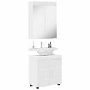 vidaXL Fürdőszoba bútor szett TULUM 2 pcs Fehér 60 x 34 x 63 cm
