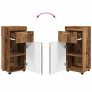 vidaXL Fürdőszoba bútor szett TULUM 3 pcs Öreg fa 60 x 34 x 63 cm