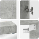 vidaXL Fürdőszoba bútor szett TULUM 3 pcs Beton Szürke 60 x 34 x 63 cm