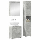 vidaXL Fürdőszoba bútor szett TULUM 3 pcs Beton Szürke 60 x 34 x 63 cm