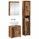 vidaXL Fürdőszoba bútor szett TULUM 3 pcs Öreg fa 60 x 34 x 63 cm