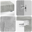 vidaXL Fürdőszoba bútor szett TULUM 4 pcs Beton Szürke 60 x 34 x 63 cm