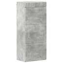 vidaXL Fürdőszoba bútor szett TULUM 4 pcs Beton Szürke 60 x 34 x 63 cm