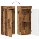 vidaXL Fürdőszoba bútor szett TULUM 4 pcs Öreg fa 60 x 34 x 63 cm