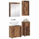 vidaXL Fürdőszoba bútor szett TULUM 4 pcs Öreg fa 60 x 34 x 63 cm