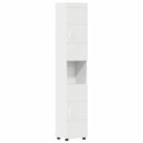 vidaXL Fürdőszoba bútor szett TULUM 5 pcs Fehér 60 x 34 x 63 cm