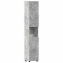 vidaXL Fürdőszoba bútor szett TULUM 5 pcs Beton Szürke 60 x 34 x 63 cm
